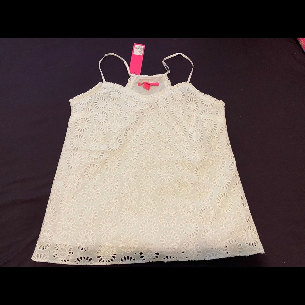 NWT Lilly Pulitzer Resort White Sunshine Eyelet